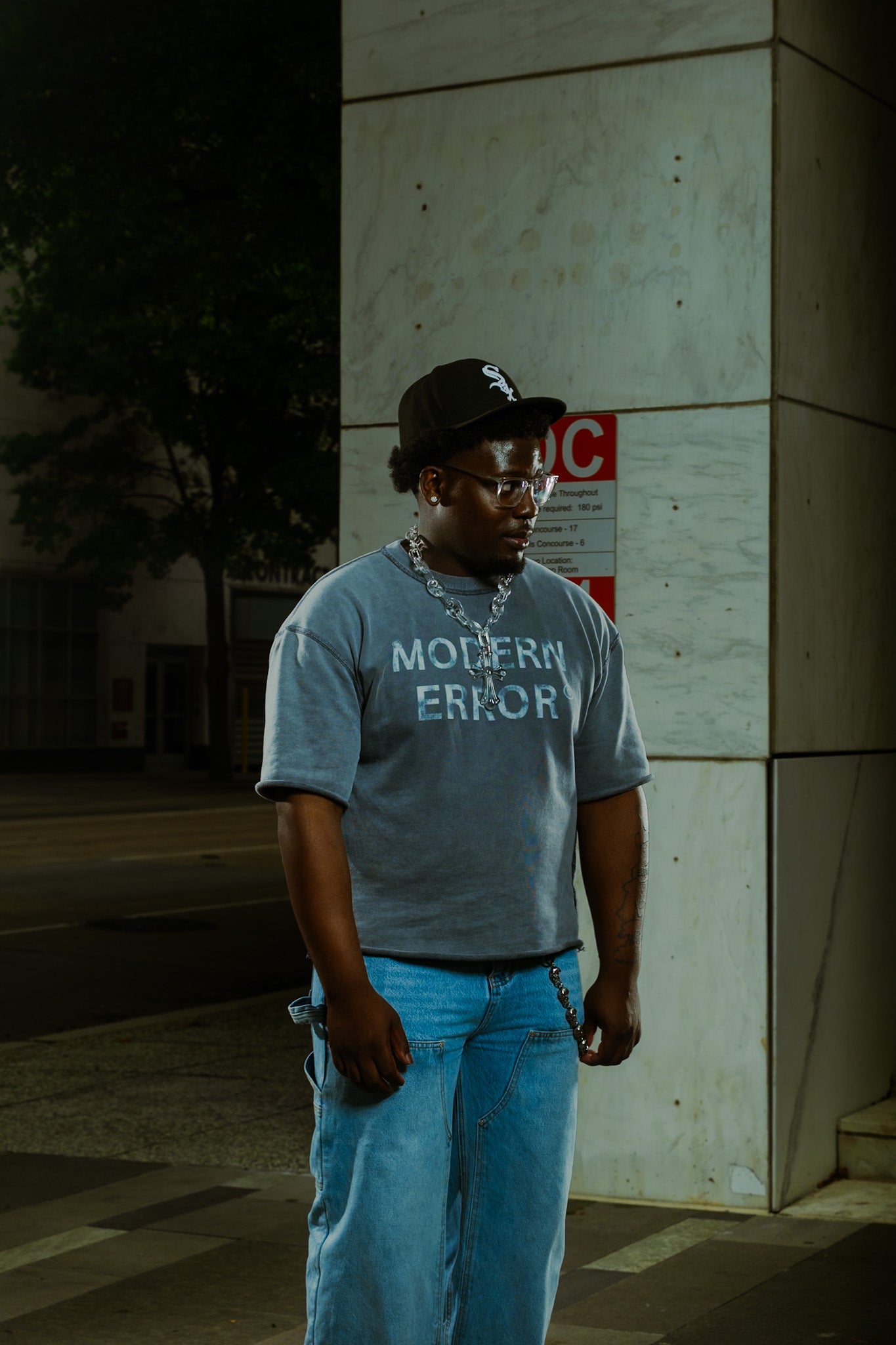 STFU & WORK T-SHIRT (COOL GREY)